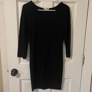 Forever 21 black body con dress
